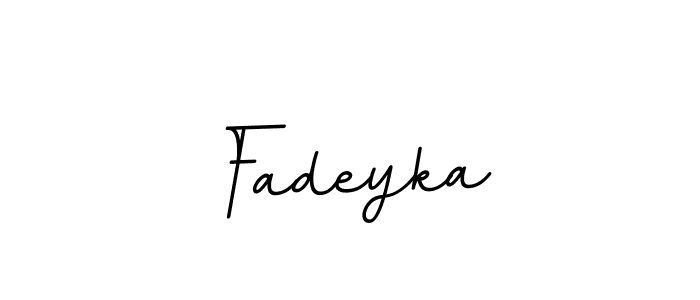 How to make Fadeyka signature? BallpointsItalic-DORy9 is a professional autograph style. Create handwritten signature for Fadeyka name. Fadeyka signature style 11 images and pictures png