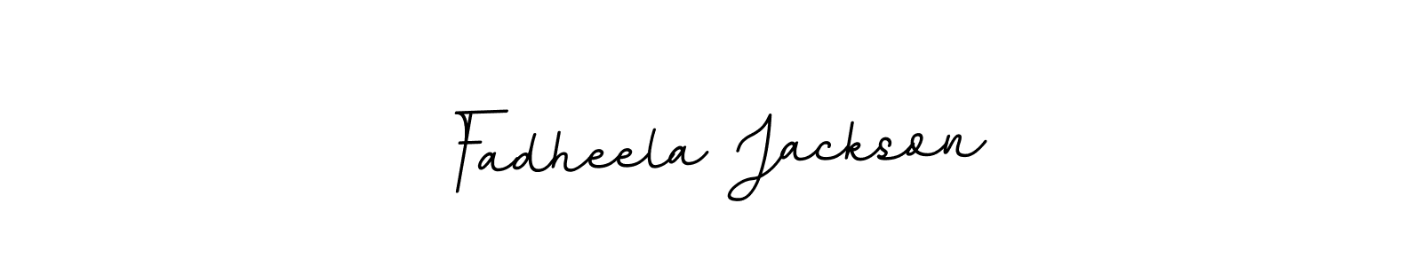 Use a signature maker to create a handwritten signature online. With this signature software, you can design (BallpointsItalic-DORy9) your own signature for name Fadheela Jackson. Fadheela Jackson signature style 11 images and pictures png