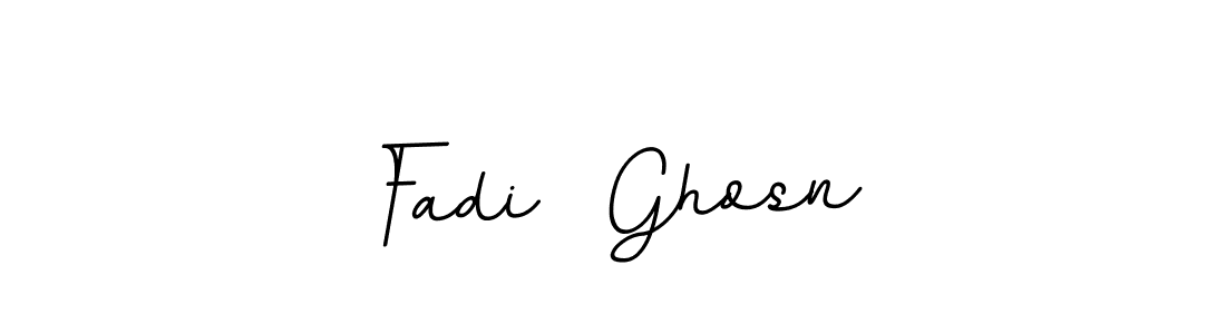 Make a beautiful signature design for name Fadi  Ghosn. With this signature (BallpointsItalic-DORy9) style, you can create a handwritten signature for free. Fadi  Ghosn signature style 11 images and pictures png