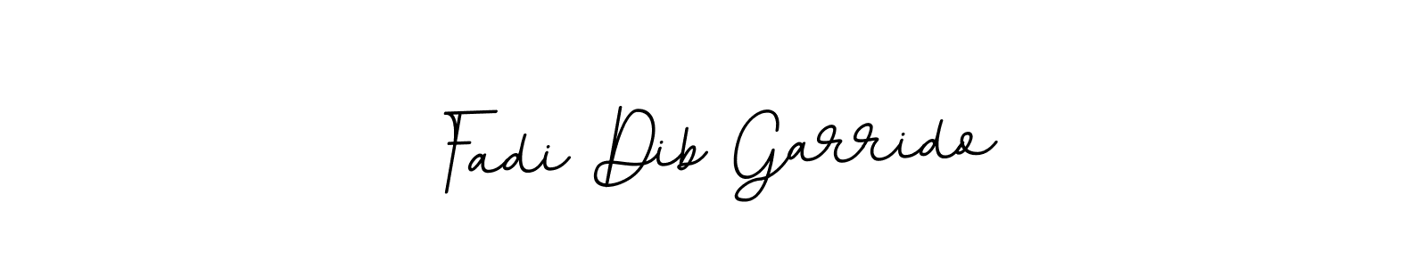 You should practise on your own different ways (BallpointsItalic-DORy9) to write your name (Fadi Dib Garrido) in signature. don't let someone else do it for you. Fadi Dib Garrido signature style 11 images and pictures png