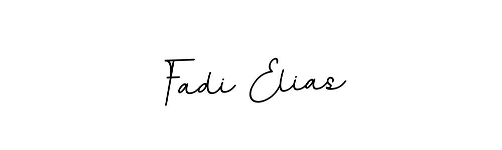 How to make Fadi Elias name signature. Use BallpointsItalic-DORy9 style for creating short signs online. This is the latest handwritten sign. Fadi Elias signature style 11 images and pictures png