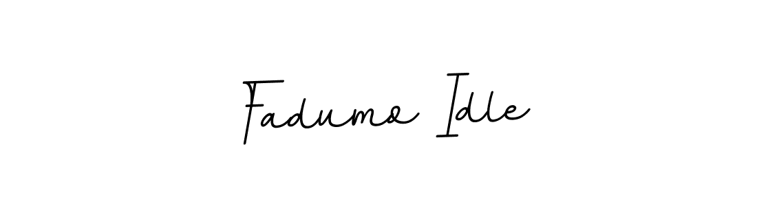 Make a beautiful signature design for name Fadumo Idle. With this signature (BallpointsItalic-DORy9) style, you can create a handwritten signature for free. Fadumo Idle signature style 11 images and pictures png