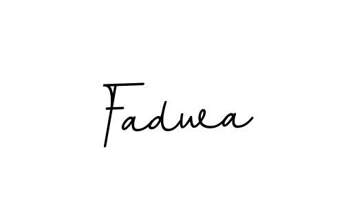 Create a beautiful signature design for name Fadwa. With this signature (BallpointsItalic-DORy9) fonts, you can make a handwritten signature for free. Fadwa signature style 11 images and pictures png