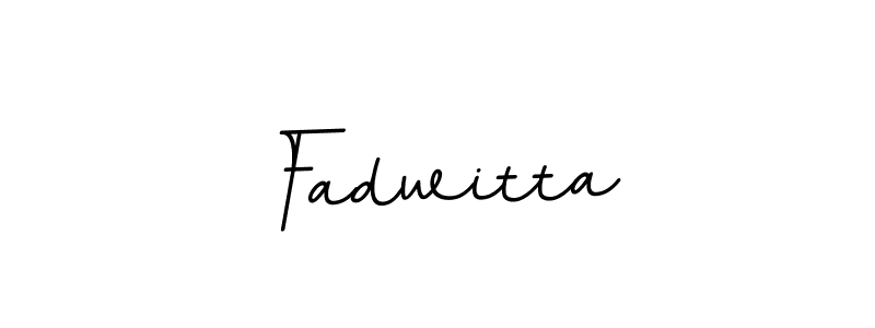 Make a beautiful signature design for name Fadwitta. With this signature (BallpointsItalic-DORy9) style, you can create a handwritten signature for free. Fadwitta signature style 11 images and pictures png