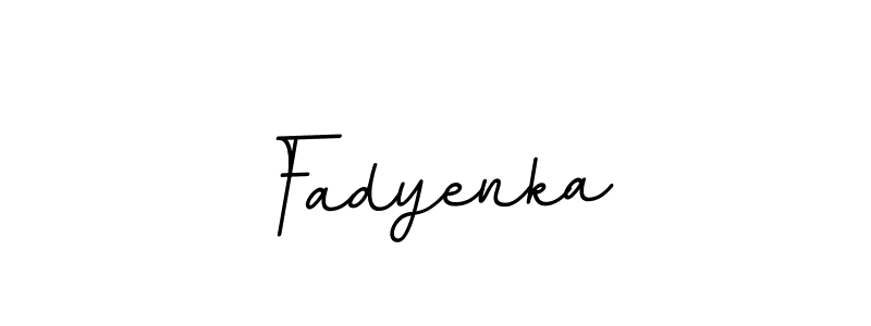 How to make Fadyenka signature? BallpointsItalic-DORy9 is a professional autograph style. Create handwritten signature for Fadyenka name. Fadyenka signature style 11 images and pictures png
