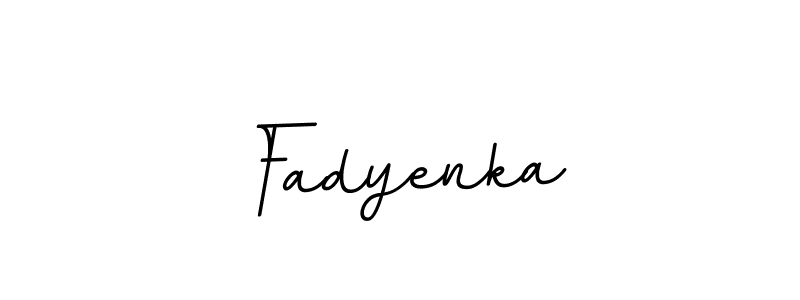 How to make Fadyenka signature? BallpointsItalic-DORy9 is a professional autograph style. Create handwritten signature for Fadyenka name. Fadyenka signature style 11 images and pictures png