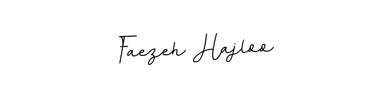 Make a beautiful signature design for name Faezeh Hajloo. With this signature (BallpointsItalic-DORy9) style, you can create a handwritten signature for free. Faezeh Hajloo signature style 11 images and pictures png