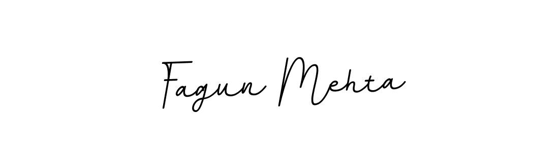 How to make Fagun Mehta name signature. Use BallpointsItalic-DORy9 style for creating short signs online. This is the latest handwritten sign. Fagun Mehta signature style 11 images and pictures png