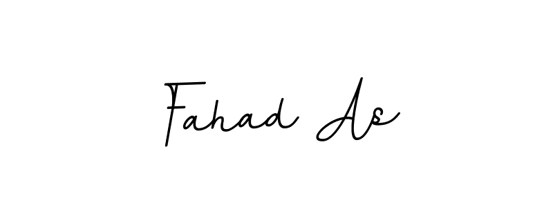 The best way (BallpointsItalic-DORy9) to make a short signature is to pick only two or three words in your name. The name Fahad As include a total of six letters. For converting this name. Fahad As signature style 11 images and pictures png