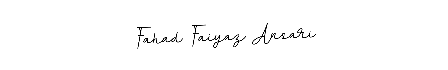Design your own signature with our free online signature maker. With this signature software, you can create a handwritten (BallpointsItalic-DORy9) signature for name Fahad Faiyaz Ansari. Fahad Faiyaz Ansari signature style 11 images and pictures png