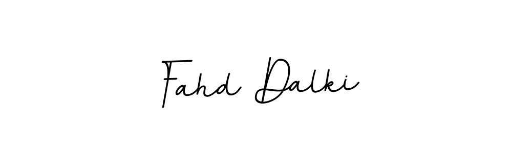 Use a signature maker to create a handwritten signature online. With this signature software, you can design (BallpointsItalic-DORy9) your own signature for name Fahd Dalki. Fahd Dalki signature style 11 images and pictures png