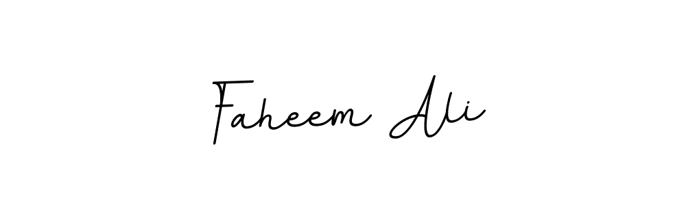 Design your own signature with our free online signature maker. With this signature software, you can create a handwritten (BallpointsItalic-DORy9) signature for name Faheem Ali. Faheem Ali signature style 11 images and pictures png