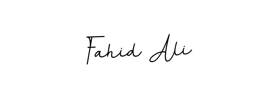 Design your own signature with our free online signature maker. With this signature software, you can create a handwritten (BallpointsItalic-DORy9) signature for name Fahid Ali. Fahid Ali signature style 11 images and pictures png