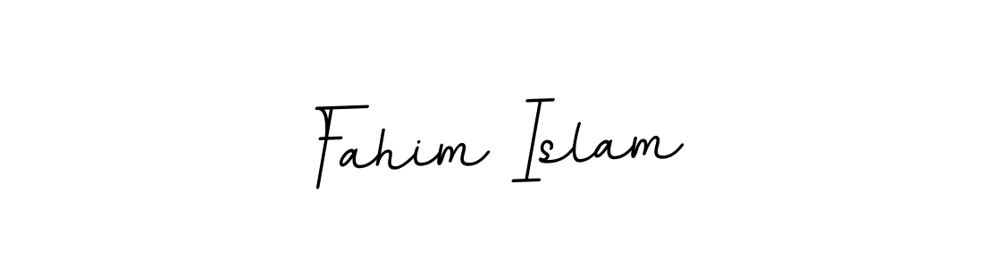 Use a signature maker to create a handwritten signature online. With this signature software, you can design (BallpointsItalic-DORy9) your own signature for name Fahim Islam. Fahim Islam signature style 11 images and pictures png