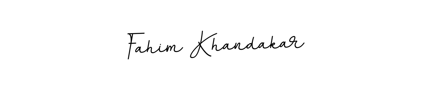 The best way (BallpointsItalic-DORy9) to make a short signature is to pick only two or three words in your name. The name Fahim Khandakar include a total of six letters. For converting this name. Fahim Khandakar signature style 11 images and pictures png