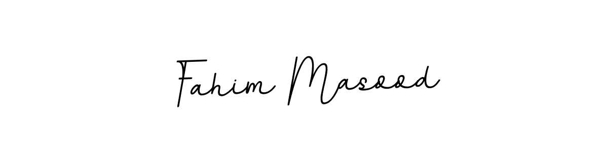 Create a beautiful signature design for name Fahim Masood. With this signature (BallpointsItalic-DORy9) fonts, you can make a handwritten signature for free. Fahim Masood signature style 11 images and pictures png