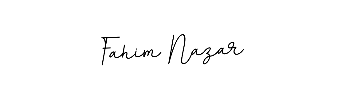 Design your own signature with our free online signature maker. With this signature software, you can create a handwritten (BallpointsItalic-DORy9) signature for name Fahim Nazar. Fahim Nazar signature style 11 images and pictures png