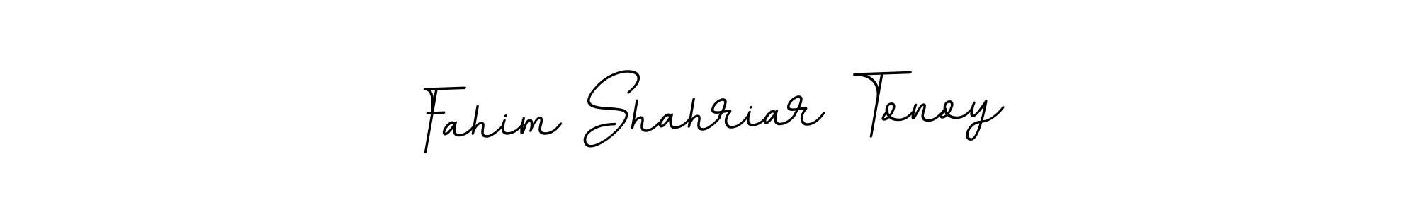 Create a beautiful signature design for name Fahim Shahriar Tonoy. With this signature (BallpointsItalic-DORy9) fonts, you can make a handwritten signature for free. Fahim Shahriar Tonoy signature style 11 images and pictures png