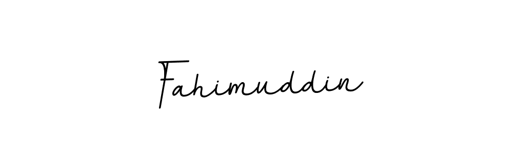 Fahimuddin stylish signature style. Best Handwritten Sign (BallpointsItalic-DORy9) for my name. Handwritten Signature Collection Ideas for my name Fahimuddin. Fahimuddin signature style 11 images and pictures png