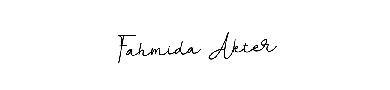 Use a signature maker to create a handwritten signature online. With this signature software, you can design (BallpointsItalic-DORy9) your own signature for name Fahmida Akter. Fahmida Akter signature style 11 images and pictures png