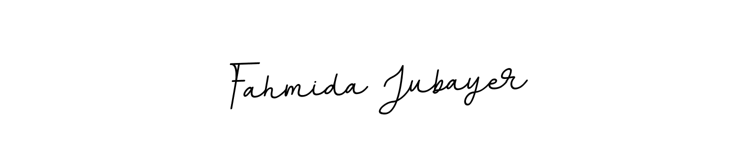 Also we have Fahmida Jubayer name is the best signature style. Create professional handwritten signature collection using BallpointsItalic-DORy9 autograph style. Fahmida Jubayer signature style 11 images and pictures png