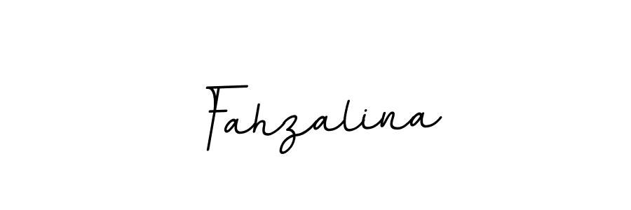 Make a beautiful signature design for name Fahzalina. With this signature (BallpointsItalic-DORy9) style, you can create a handwritten signature for free. Fahzalina signature style 11 images and pictures png