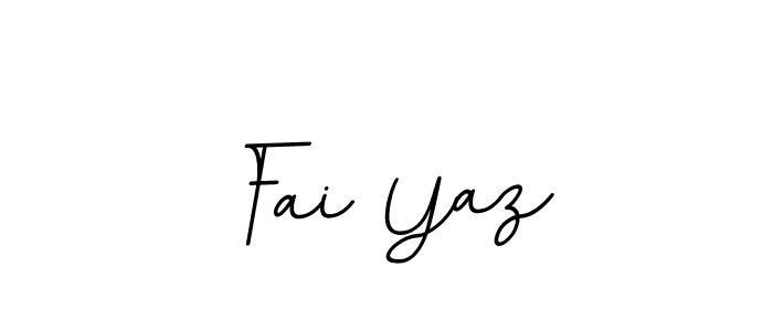 It looks lik you need a new signature style for name Fai Yaz. Design unique handwritten (BallpointsItalic-DORy9) signature with our free signature maker in just a few clicks. Fai Yaz signature style 11 images and pictures png