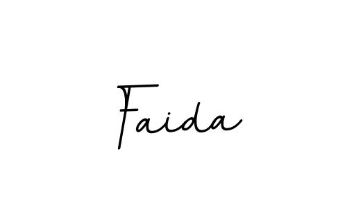 Make a beautiful signature design for name Faida. With this signature (BallpointsItalic-DORy9) style, you can create a handwritten signature for free. Faida signature style 11 images and pictures png