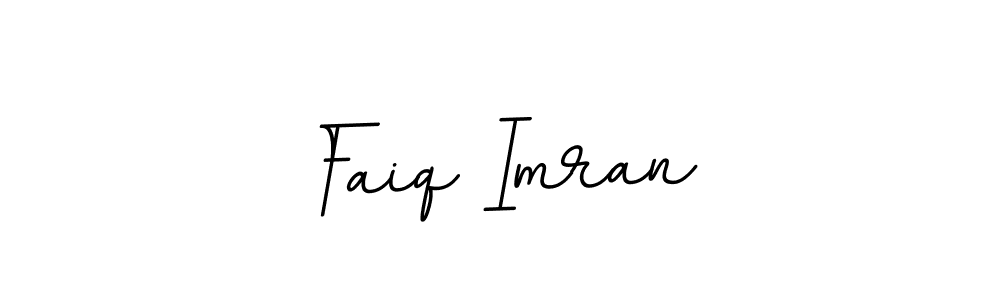 Design your own signature with our free online signature maker. With this signature software, you can create a handwritten (BallpointsItalic-DORy9) signature for name Faiq Imran. Faiq Imran signature style 11 images and pictures png