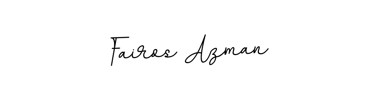 Create a beautiful signature design for name Fairos Azman. With this signature (BallpointsItalic-DORy9) fonts, you can make a handwritten signature for free. Fairos Azman signature style 11 images and pictures png