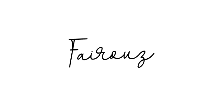 Create a beautiful signature design for name Fairouz. With this signature (BallpointsItalic-DORy9) fonts, you can make a handwritten signature for free. Fairouz signature style 11 images and pictures png