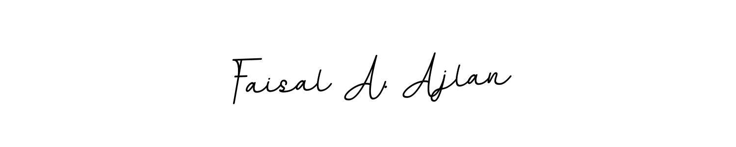 You should practise on your own different ways (BallpointsItalic-DORy9) to write your name (Faisal A. Ajlan) in signature. don't let someone else do it for you. Faisal A. Ajlan signature style 11 images and pictures png