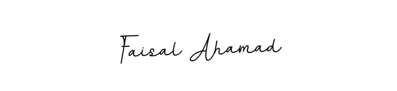 How to make Faisal Ahamad name signature. Use BallpointsItalic-DORy9 style for creating short signs online. This is the latest handwritten sign. Faisal Ahamad signature style 11 images and pictures png