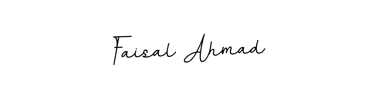 Faisal Ahmad stylish signature style. Best Handwritten Sign (BallpointsItalic-DORy9) for my name. Handwritten Signature Collection Ideas for my name Faisal Ahmad. Faisal Ahmad signature style 11 images and pictures png