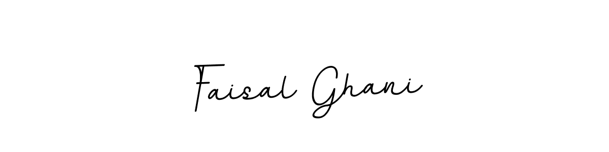 How to make Faisal Ghani name signature. Use BallpointsItalic-DORy9 style for creating short signs online. This is the latest handwritten sign. Faisal Ghani signature style 11 images and pictures png