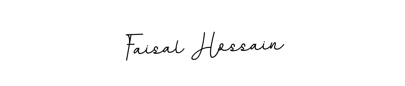 How to make Faisal Hossain name signature. Use BallpointsItalic-DORy9 style for creating short signs online. This is the latest handwritten sign. Faisal Hossain signature style 11 images and pictures png