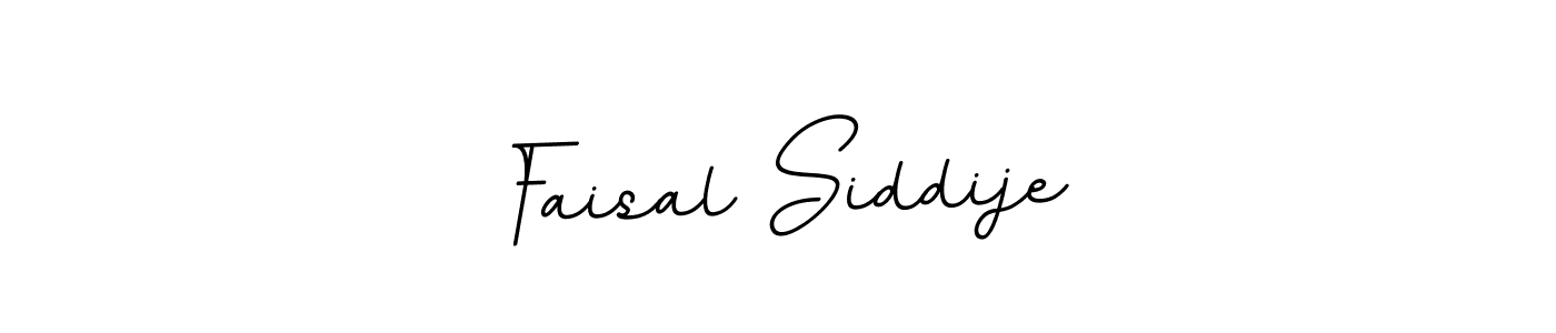 Make a beautiful signature design for name Faisal Siddije. With this signature (BallpointsItalic-DORy9) style, you can create a handwritten signature for free. Faisal Siddije signature style 11 images and pictures png