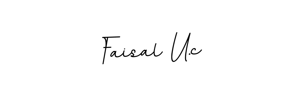 Design your own signature with our free online signature maker. With this signature software, you can create a handwritten (BallpointsItalic-DORy9) signature for name Faisal U.c. Faisal U.c signature style 11 images and pictures png