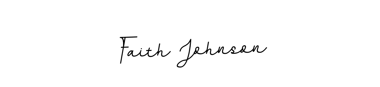 You should practise on your own different ways (BallpointsItalic-DORy9) to write your name (Faith Johnson) in signature. don't let someone else do it for you. Faith Johnson signature style 11 images and pictures png