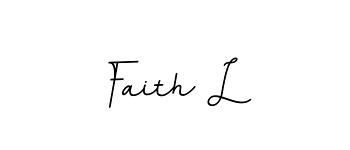 Make a beautiful signature design for name Faith L. Use this online signature maker to create a handwritten signature for free. Faith L signature style 11 images and pictures png