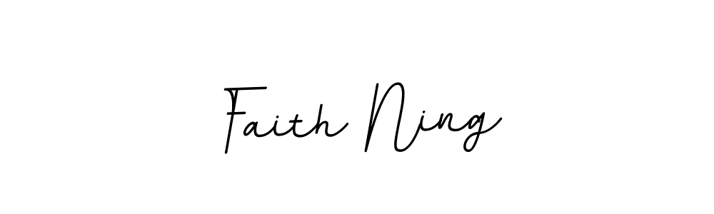 Use a signature maker to create a handwritten signature online. With this signature software, you can design (BallpointsItalic-DORy9) your own signature for name Faith Ning. Faith Ning signature style 11 images and pictures png