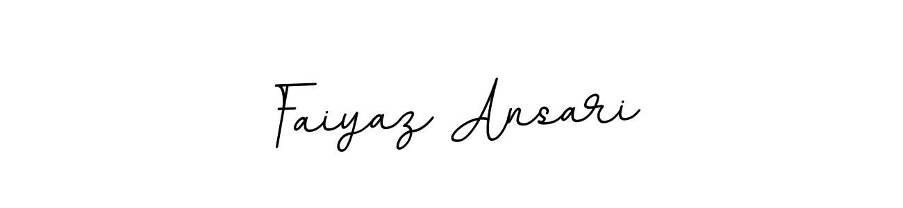 Make a beautiful signature design for name Faiyaz Ansari. With this signature (BallpointsItalic-DORy9) style, you can create a handwritten signature for free. Faiyaz Ansari signature style 11 images and pictures png