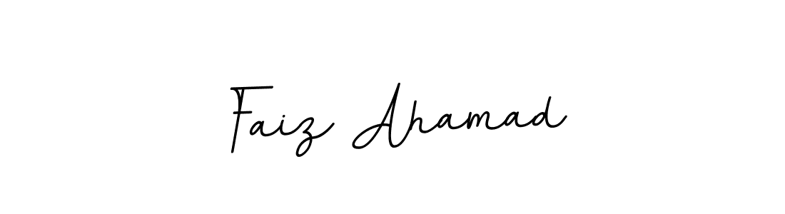 Make a beautiful signature design for name Faiz Ahamad. With this signature (BallpointsItalic-DORy9) style, you can create a handwritten signature for free. Faiz Ahamad signature style 11 images and pictures png