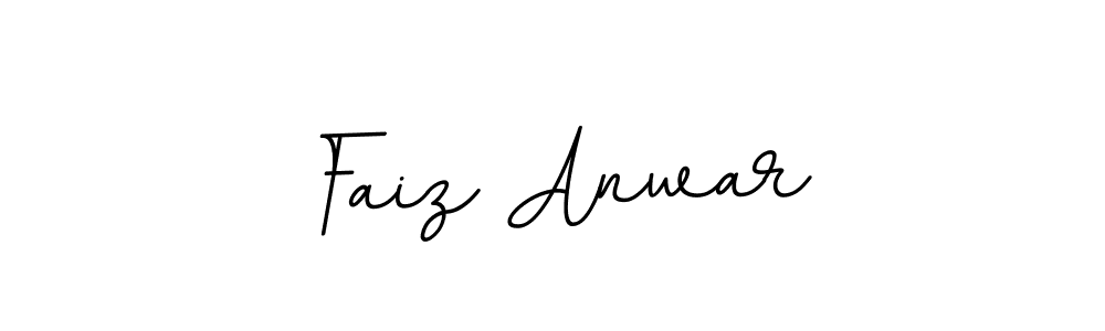 Design your own signature with our free online signature maker. With this signature software, you can create a handwritten (BallpointsItalic-DORy9) signature for name Faiz Anwar. Faiz Anwar signature style 11 images and pictures png