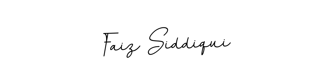 How to make Faiz Siddiqui name signature. Use BallpointsItalic-DORy9 style for creating short signs online. This is the latest handwritten sign. Faiz Siddiqui signature style 11 images and pictures png
