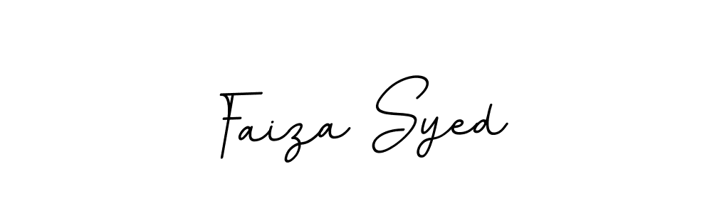 The best way (BallpointsItalic-DORy9) to make a short signature is to pick only two or three words in your name. The name Faiza Syed include a total of six letters. For converting this name. Faiza Syed signature style 11 images and pictures png