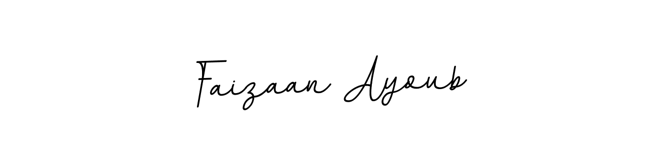 Make a beautiful signature design for name Faizaan Ayoub. Use this online signature maker to create a handwritten signature for free. Faizaan Ayoub signature style 11 images and pictures png