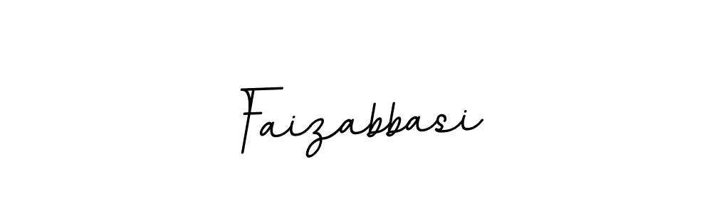 How to make Faizabbasi name signature. Use BallpointsItalic-DORy9 style for creating short signs online. This is the latest handwritten sign. Faizabbasi signature style 11 images and pictures png