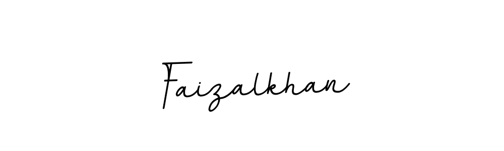 Create a beautiful signature design for name Faizalkhan. With this signature (BallpointsItalic-DORy9) fonts, you can make a handwritten signature for free. Faizalkhan signature style 11 images and pictures png