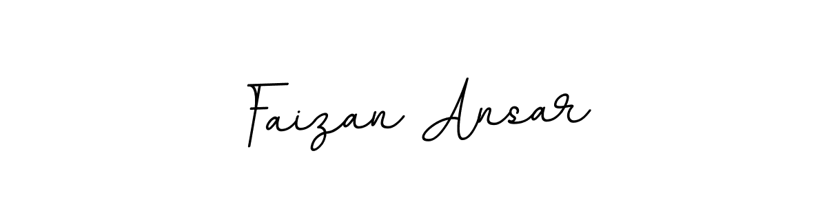 Faizan Ansar stylish signature style. Best Handwritten Sign (BallpointsItalic-DORy9) for my name. Handwritten Signature Collection Ideas for my name Faizan Ansar. Faizan Ansar signature style 11 images and pictures png